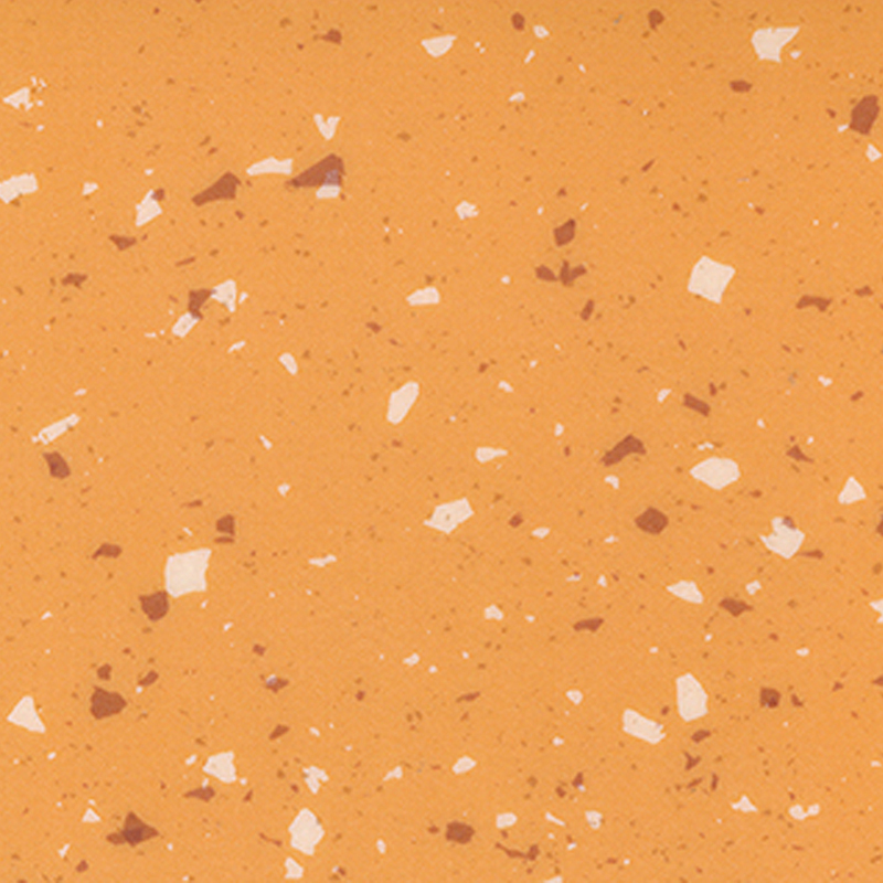 Tät heterogen golvbeläggning