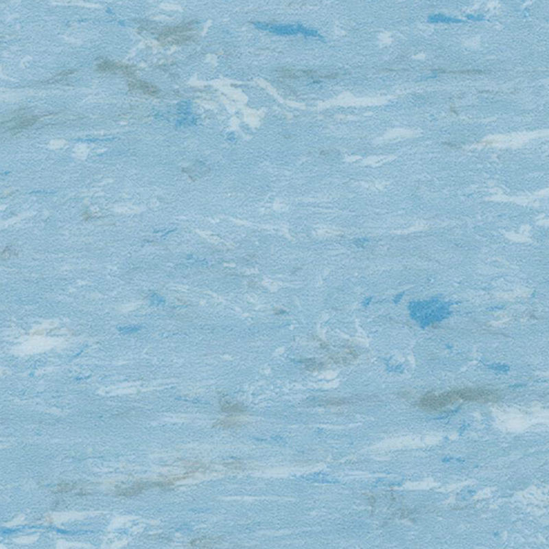 Brandsäker och lättrengörande heterogena golv