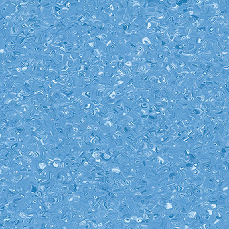 Syra- och alkalibeständig homogen golvbeläggning