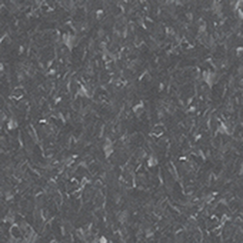 Slitage- och tryckbeständig homogen golvbeläggning