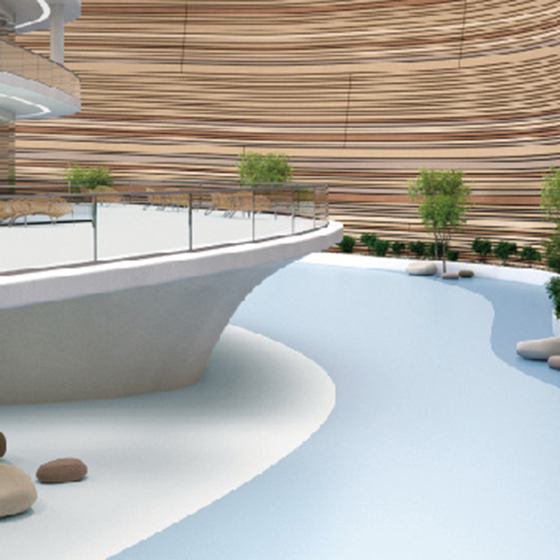 PUR polyuretanbeläggning homogent golv